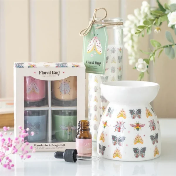 5-74.webp Floral Bug Garden Rose Tube Candle