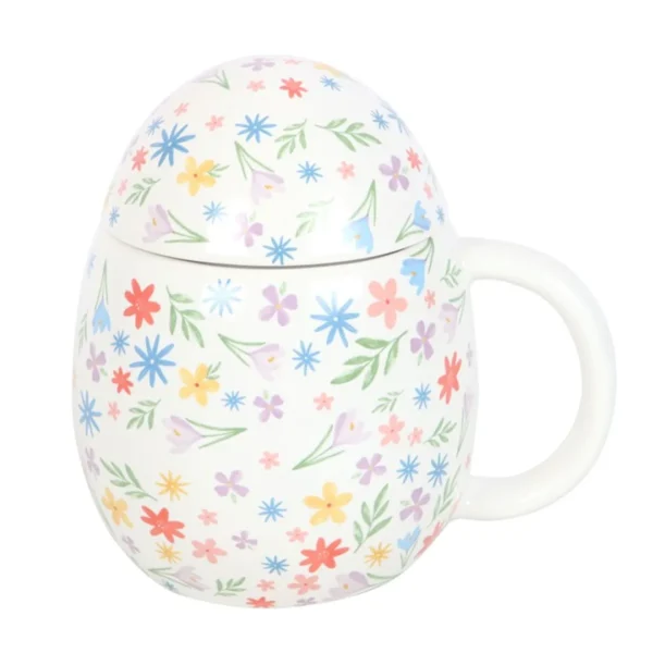 6-12.webp Spring Floral Print Egg Shaped Mug