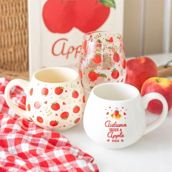 6-164.webp Autumn Skies & Apple Pies Rounded Mug