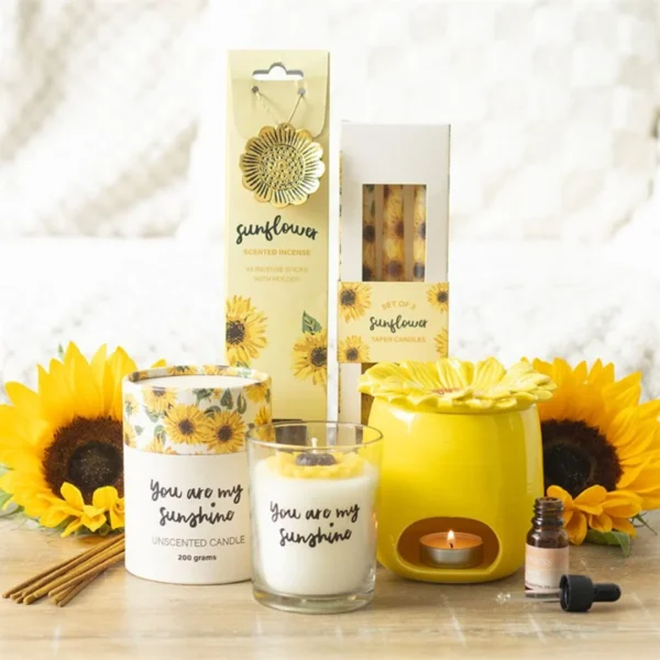 6-17.webp You Are My Sunshine Candle with 3D Sunflower