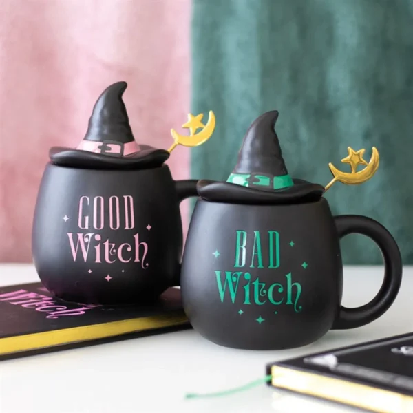 6-171.webp Good Witch Lidded Mug with Spoon