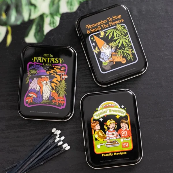 6-175.webp Smell the Flowers Stash Tin by Steven Rhodes