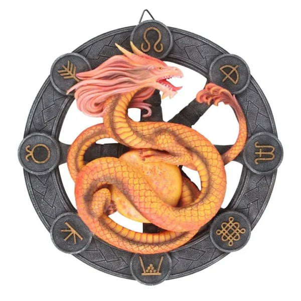S03720095_0.webp Litha Dragon Resin Wall Plaque by Anne Stokes