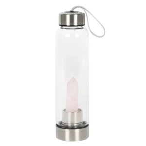 S03720119_0 Rose Quartz Purifying Glass Water Bottle