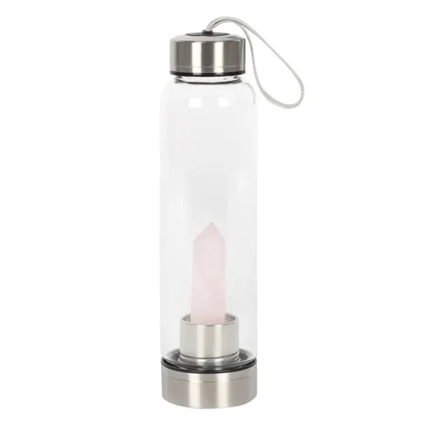 S03720119_0 Rose Quartz Purifying Glass Water Bottle