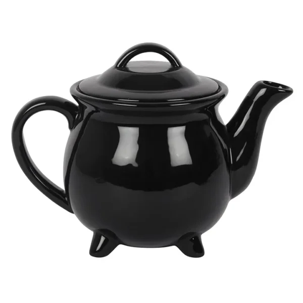 S03720130_13 Witches Brew Ceramic Cauldron Tea Set
