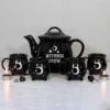 S03720130_16 Witches Brew Ceramic Cauldron Tea Set