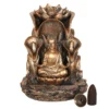 S03720233_13 Bronze Buddha Backflow Incense Burner