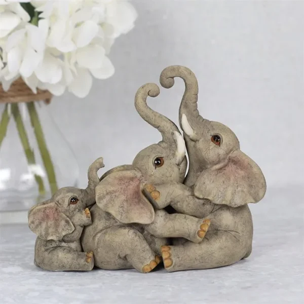S03720324_14.webp Elephant Family Ornament