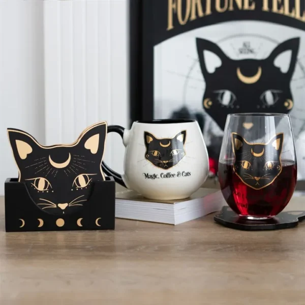 S03720366_14 Magic, Coffee & Cats Rounded Mug