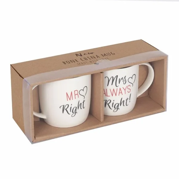 S03720443_12 Set of 2 Mr & Mrs Mugs