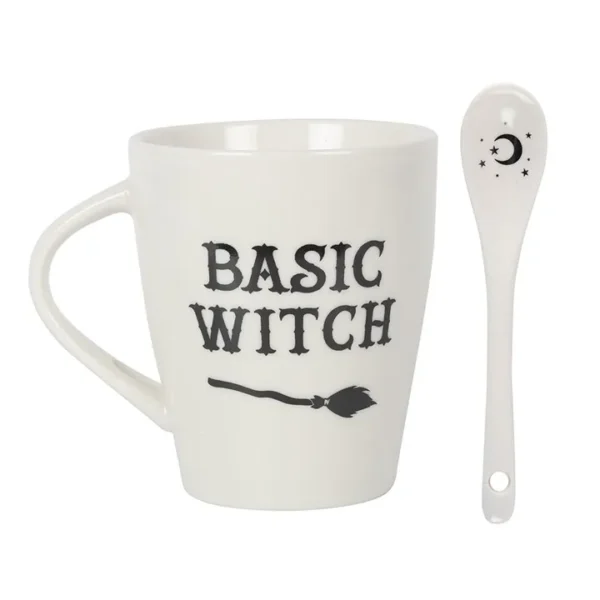 S03720594_13 Basic Witch Mug and Spoon Set
