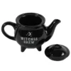 S03720645_13 Witches Brew Black Ceramic Tea Pot