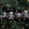 S03720678_15 Set of 4 Black Creepy Skeleton Cookie Ornaments