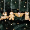 S03720815_15 Set of 4 Creepy Skeleton Cookie Ornaments