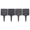 Set of 4 Slate Gothic Garden Signs