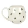 S03720880_0 Bee Print Rounded Mug