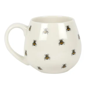 S03720880_0 Bee Print Rounded Mug