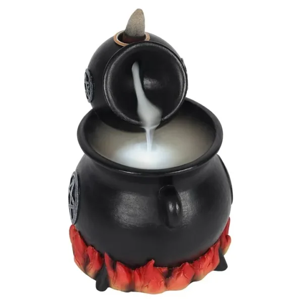 S03720928_12 Pouring Cauldrons Backflow Incense Holder