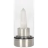 S03721002_12 Clear Quartz Energising Glass Water Bottle