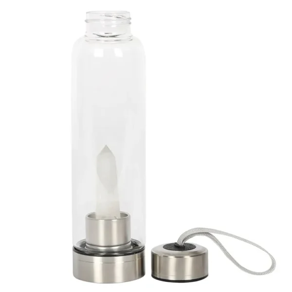 S03721002_13 Clear Quartz Energising Glass Water Bottle