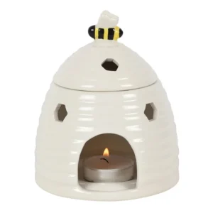 S03721059_0 White Beehive Oil Burner