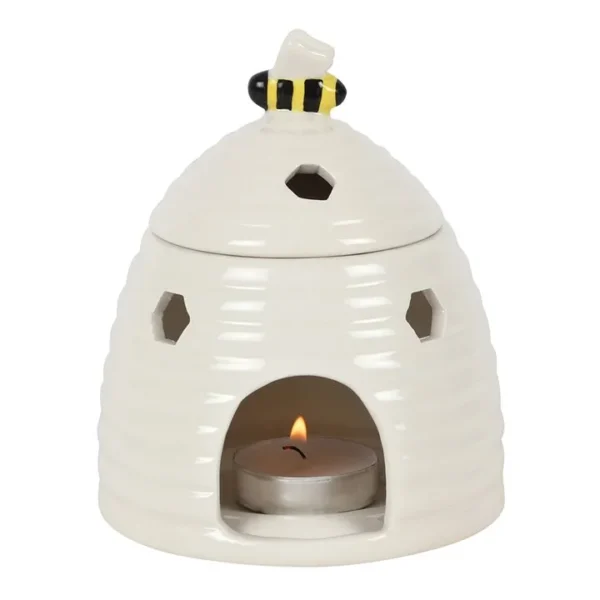 S03721059_0 White Beehive Oil Burner
