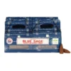 Set of 6 Blue Sage Backflow Incense Dhoop Cones by Satya (6/30)