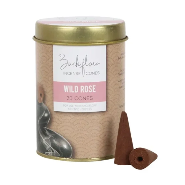 S03721313_12 6 Tins of Elements Wild Rose Jumbo Backflow Cones