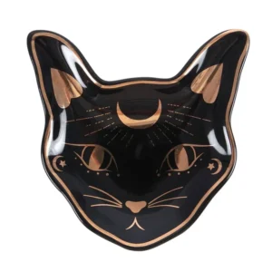 S03721479_0 Mystic Mog Cat Face Trinket Dish