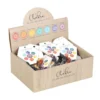 S03721538_12 Set of 24 Chakra Crystal Chip Bracelets in Display Box