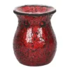 S03721637_12.webp Large Red Crackle Glass Oil Burner and Wax Warmer