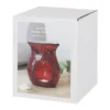S03721637_13.webp Large Red Crackle Glass Oil Burner and Wax Warmer
