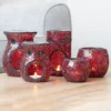 S03721637_15.webp Large Red Crackle Glass Oil Burner and Wax Warmer