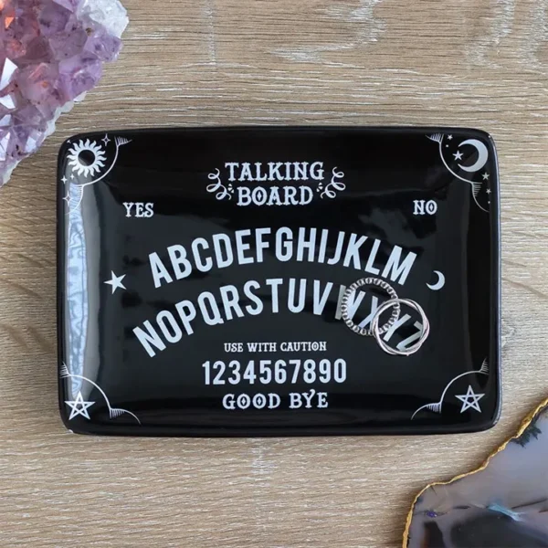 S03721695_12 Black Talking Board Trinket Dish