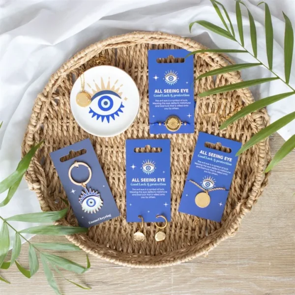 S03721835_16 All Seeing Eye Necklace & Dish Gift Set