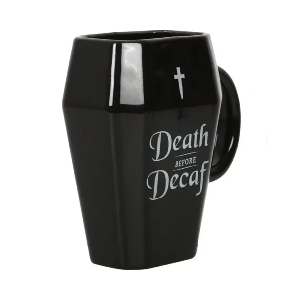 S03721903_12 Death Before Decaf Coffin Mug