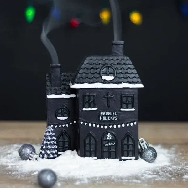 S03721926_15.webp Haunted Holiday House Incense Cone Burner