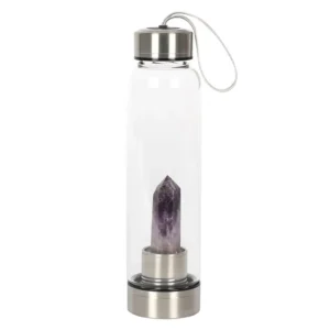 S03721981_0 Amethyst Calming Glass Water Bottle