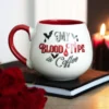 S03722008_14 My Blood Type is Coffee Rounded Mug