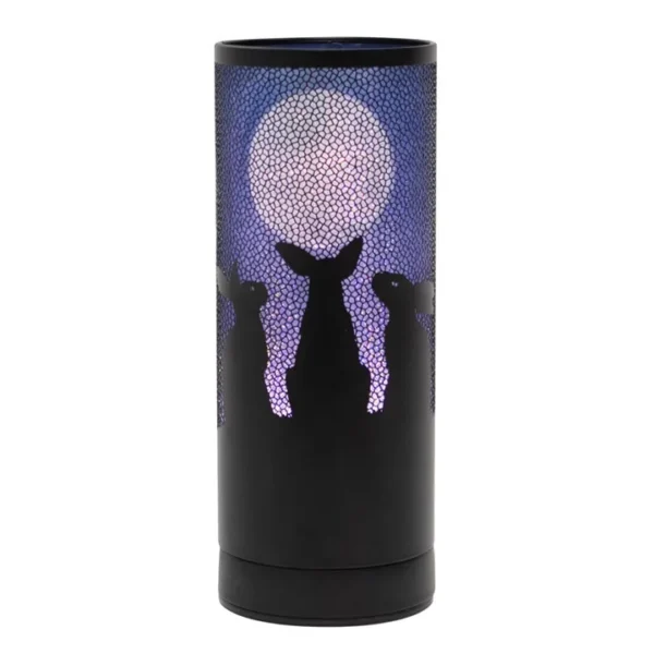 S03722063_0 Moon Gazing Hares Aroma Lamp by Lisa Parker