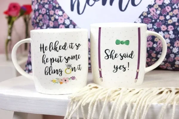 S03722403_13.webp Set of 2 She Said Yes Mugs
