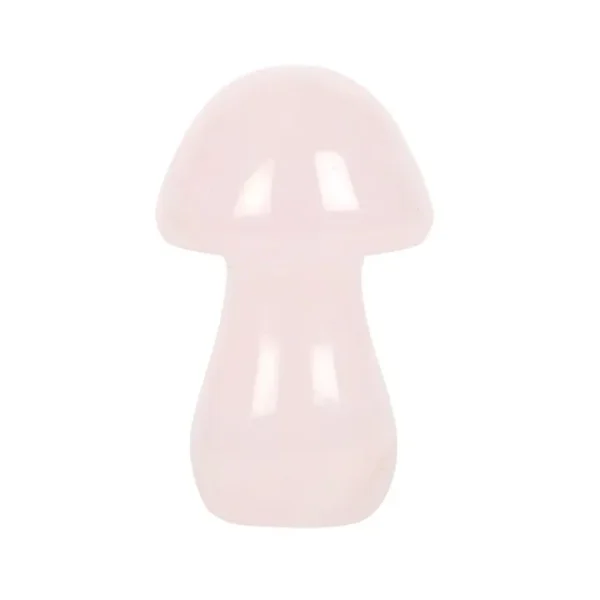 S03722592_12 Magical Rose Quartz Crystal Mushroom