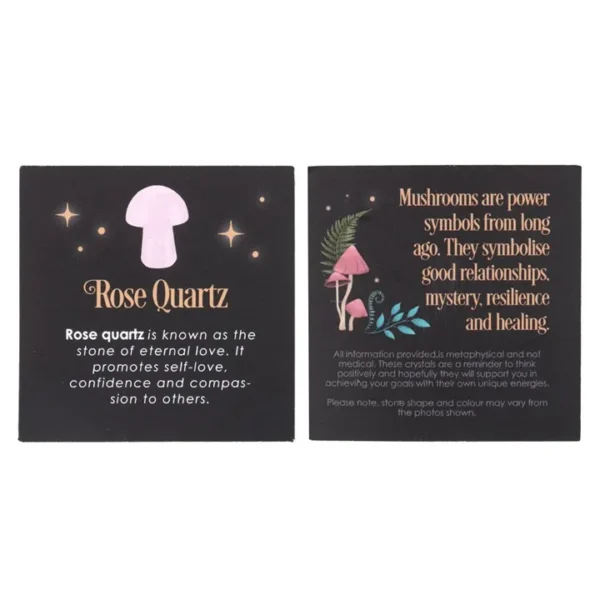S03722592_13 Magical Rose Quartz Crystal Mushroom