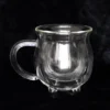 S03722666_0 Clear Double Walled Glass Cauldron Mug