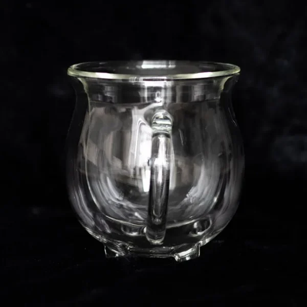 S03722666_12 Clear Double Walled Glass Cauldron Mug