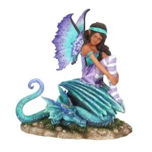 S03722967_0 16cm Dragon Perch Fairy Figurine by Amy Brown