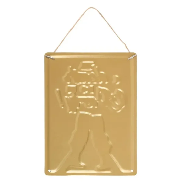 S03723261_13 Til Death Do Us Party Champagne Hanging Metal Sign