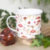 S03723318_14 All Over Mushroom Print Enamel Mug