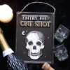 S03723320_14 Entry Fee One Shot Hanging Metal Sign